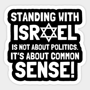 Common Sense (Israel) Sticker